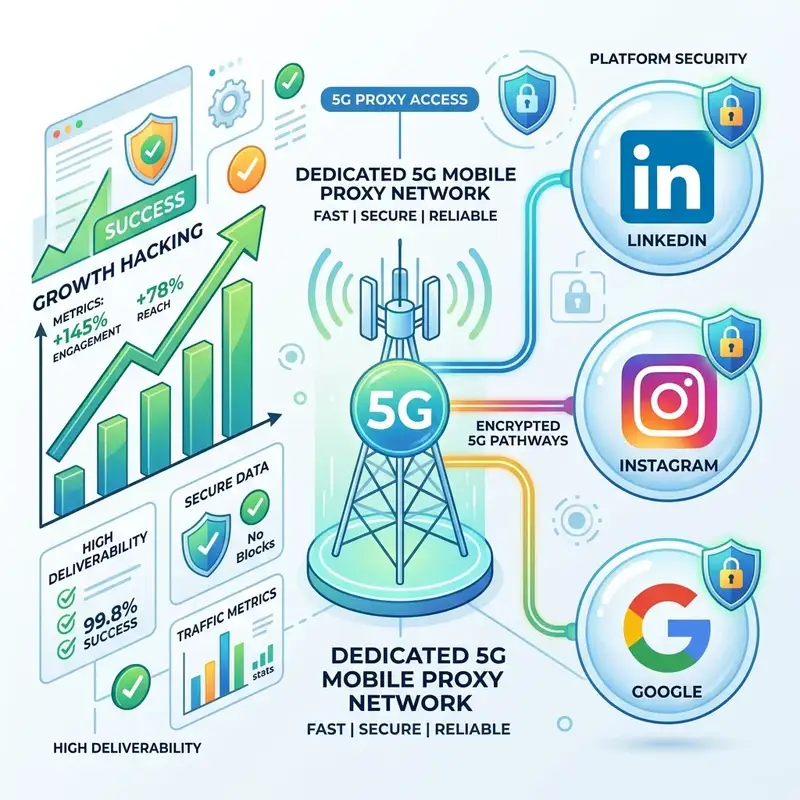 Pourquoi le Proxy Mobile Dédié est le Seul Actif Réseau Viable pour les Agences de Croissance